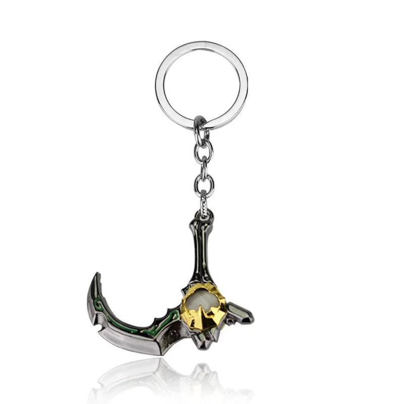 Dota 2 keychain Pudge Toys Game Weapons Sword Talisman Props Ornaments Car Styling Decor Gift for Player