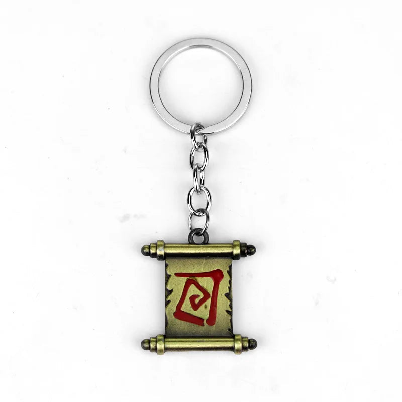 Dota 2 keychain Pudge Toys Game Weapons Sword Talisman Props Ornaments Car Styling Decor Gift for Player