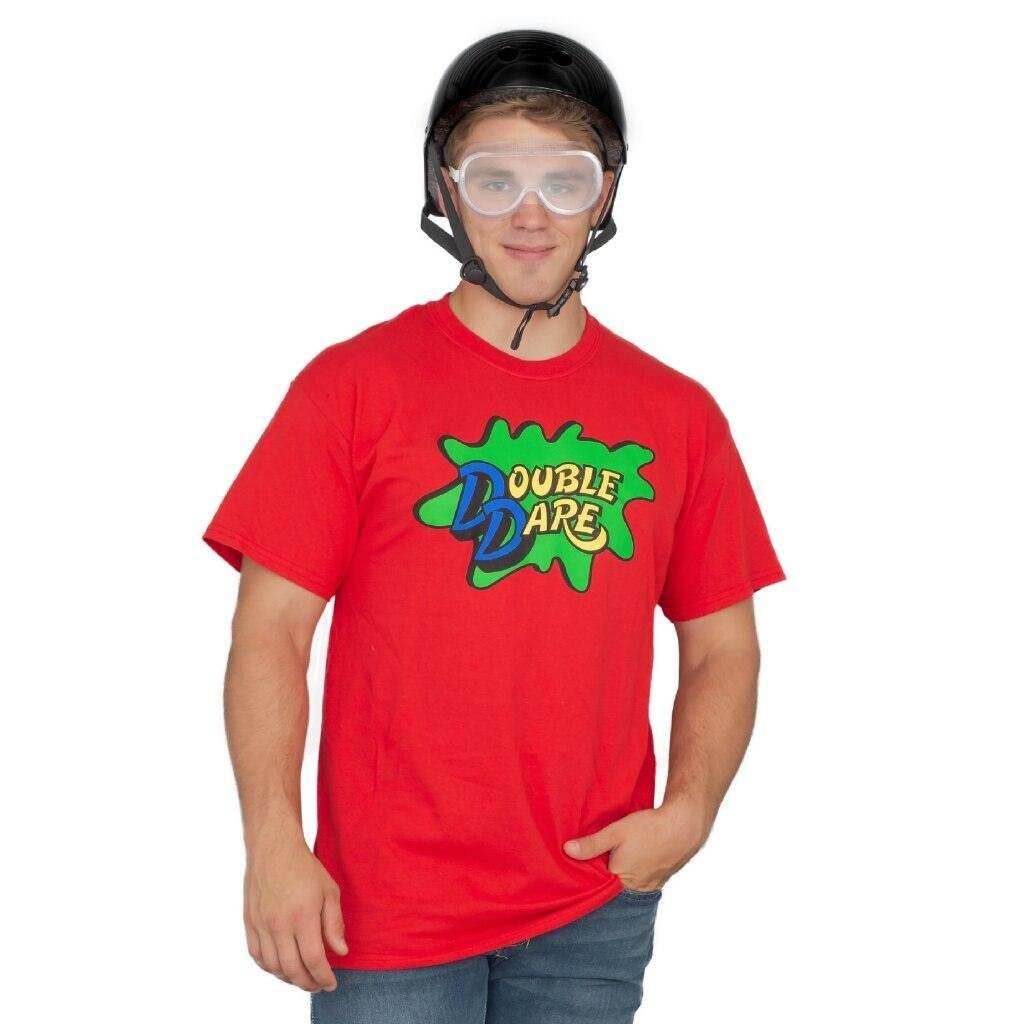 Double Dare Logo Costume T-shirt Tee - S / Blue