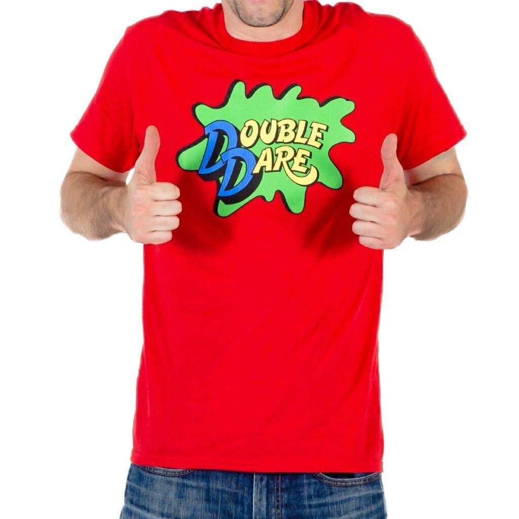 Double Dare Logo Costume T-shirt Tee - S / Blue