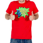 Double Dare Logo Costume T-shirt Tee - S / Blue