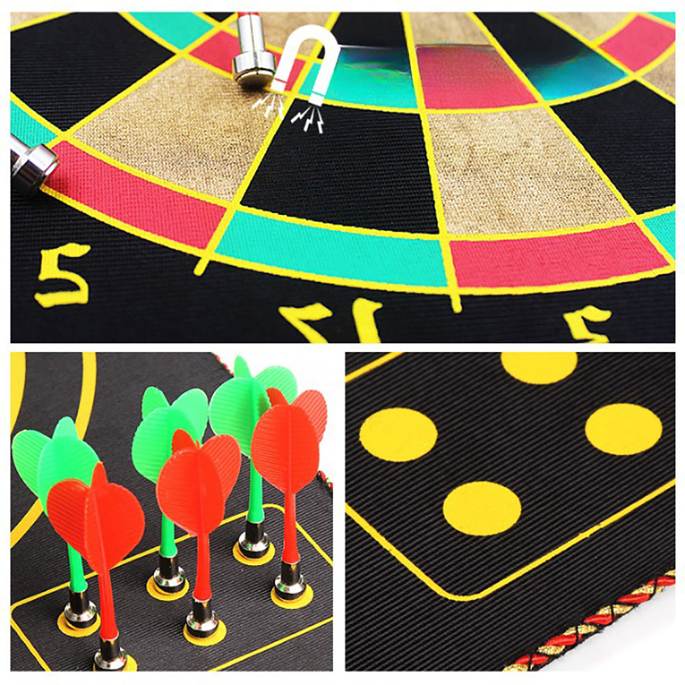 Double Sided Magnetic Dart Board Indoor Outdoor Games for Kids and Adults