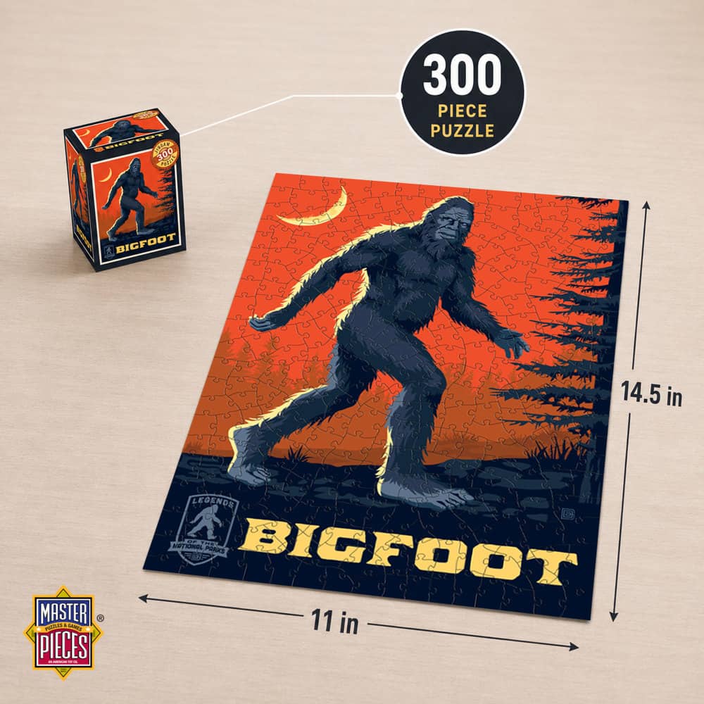 Bigfoot 300 Piece Jigsaw Puzzle