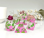 Dragon Fruit Themed Dice | 7-Dice Resin Dice Set Dnd Role Playing Set - 