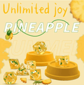 Pineapple Themed Dice | 7-Dice Resin Dice Set RPG Dice - 