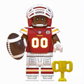 Kansas City Chiefs NFL Football Teams Lego Minifigures Custom Toys