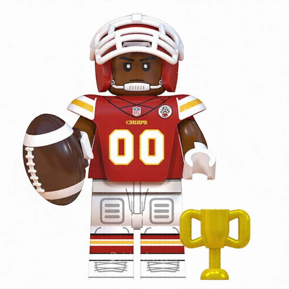 Kansas City Chiefs NFL Football Teams Lego Minifigures Custom Toys