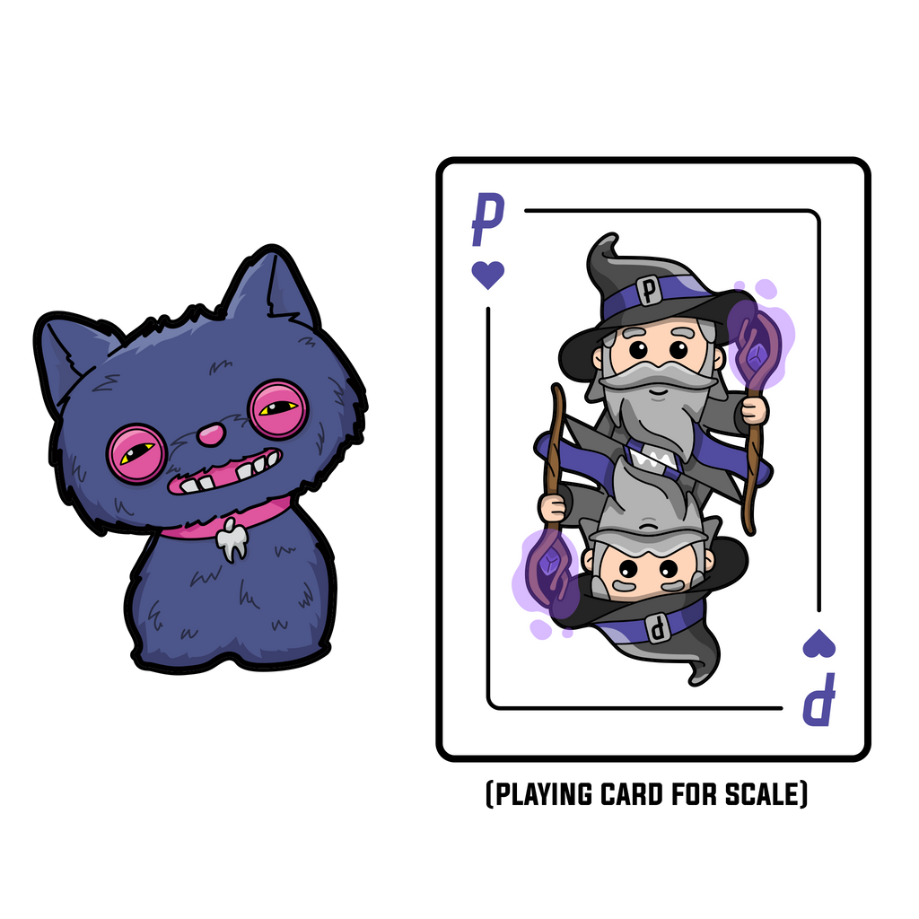 Fuggler - Alley Cats Cheezee (Blue) AR Pin