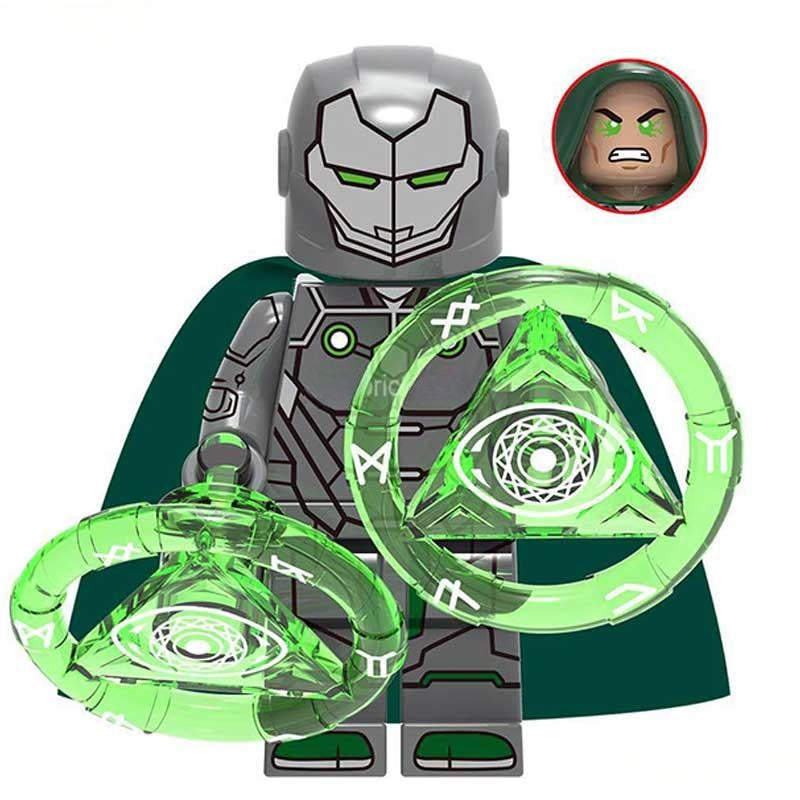 Dr Doom Infamous Ironman Suit Avengers MCU lego Minifigures Custom Toys 10