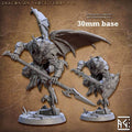 Draconian Shock Troop: Sculpt A (Male Dragonborn Soldier) - Winged / Spear