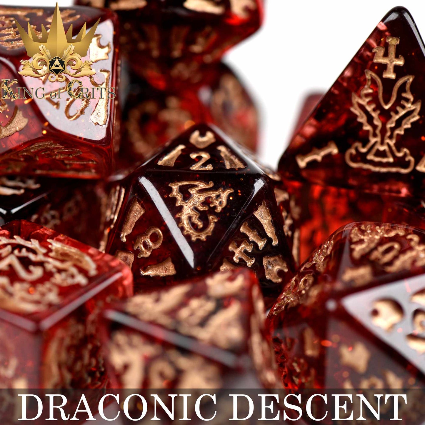 Draconic Descent 11 Dice Set