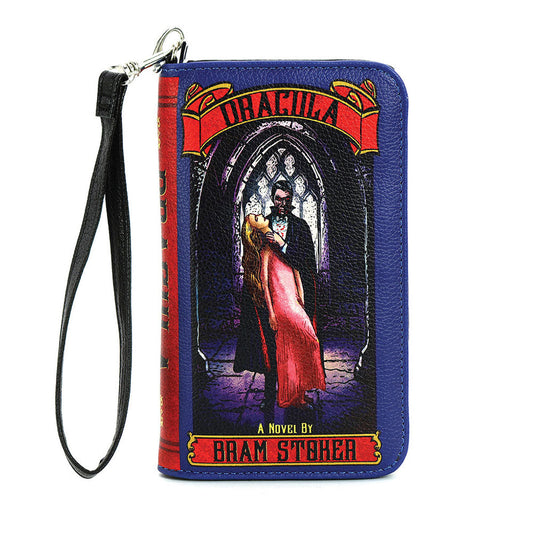 Dracula Colored Book Wallet Wristlet