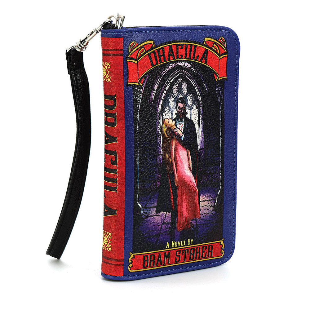 Dracula Colored Book Wallet Wristlet