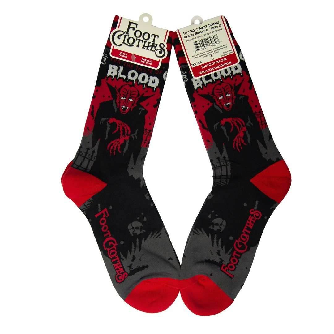 Dracula's Bloodlust Crew Socks - 