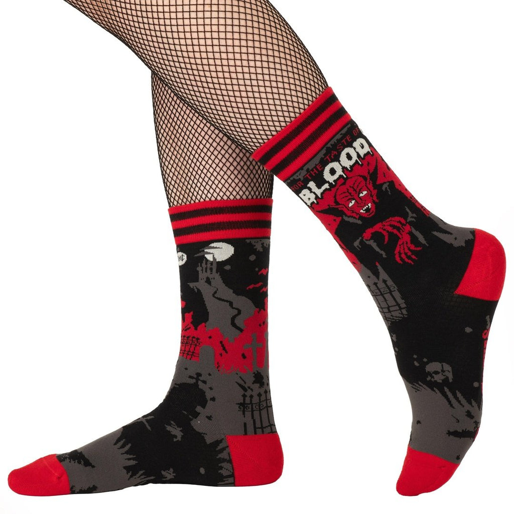 Retro Horror Crew Sock Pack  | 4 Designs