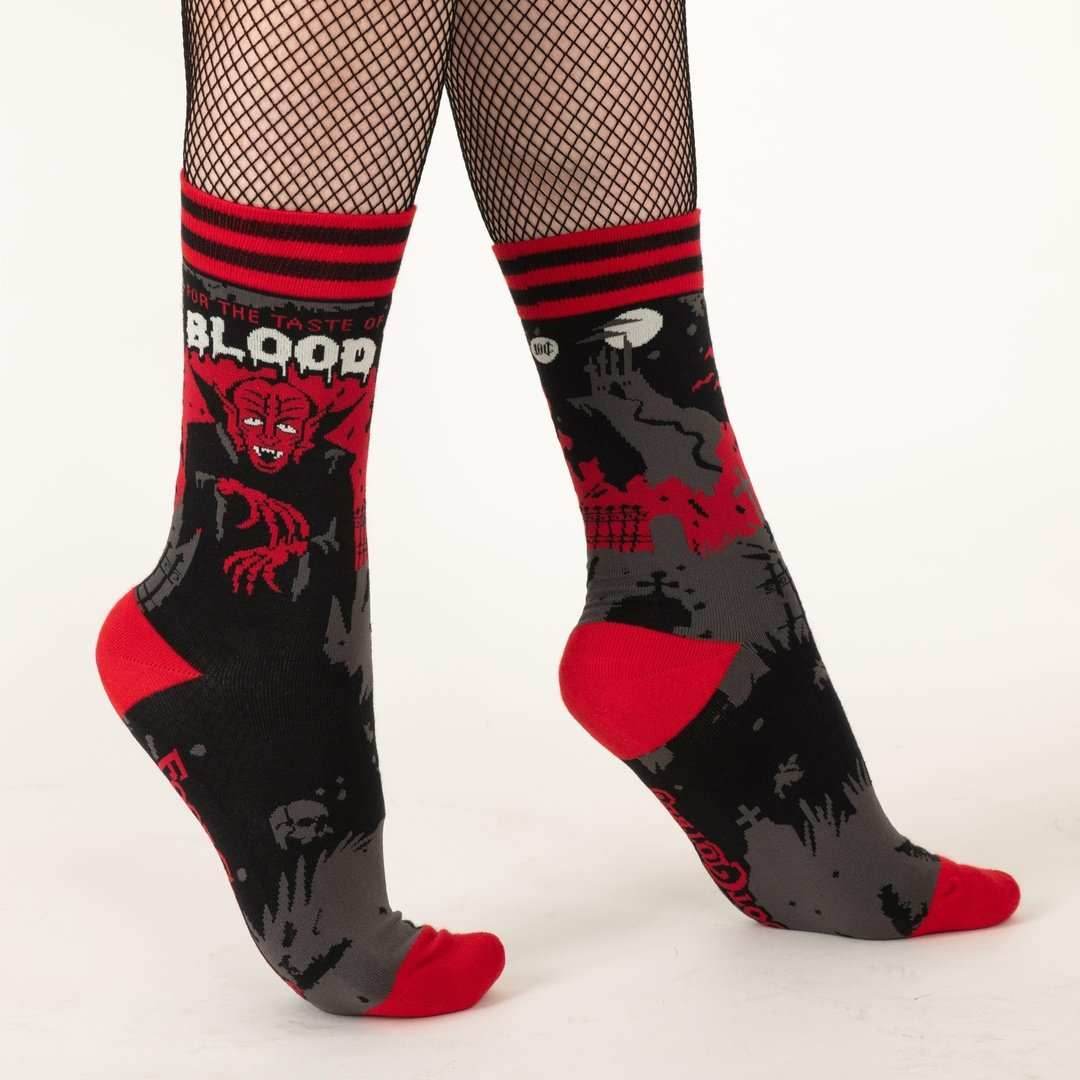 Dracula's Bloodlust Crew Socks - 