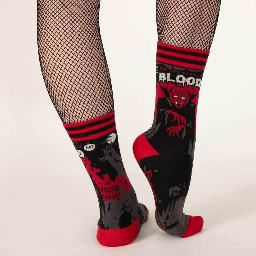 Dracula's Bloodlust Crew Socks - 
