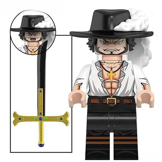 Dracule Mihawk ONE PIECE Anime Lego Minifigures custom toys 2