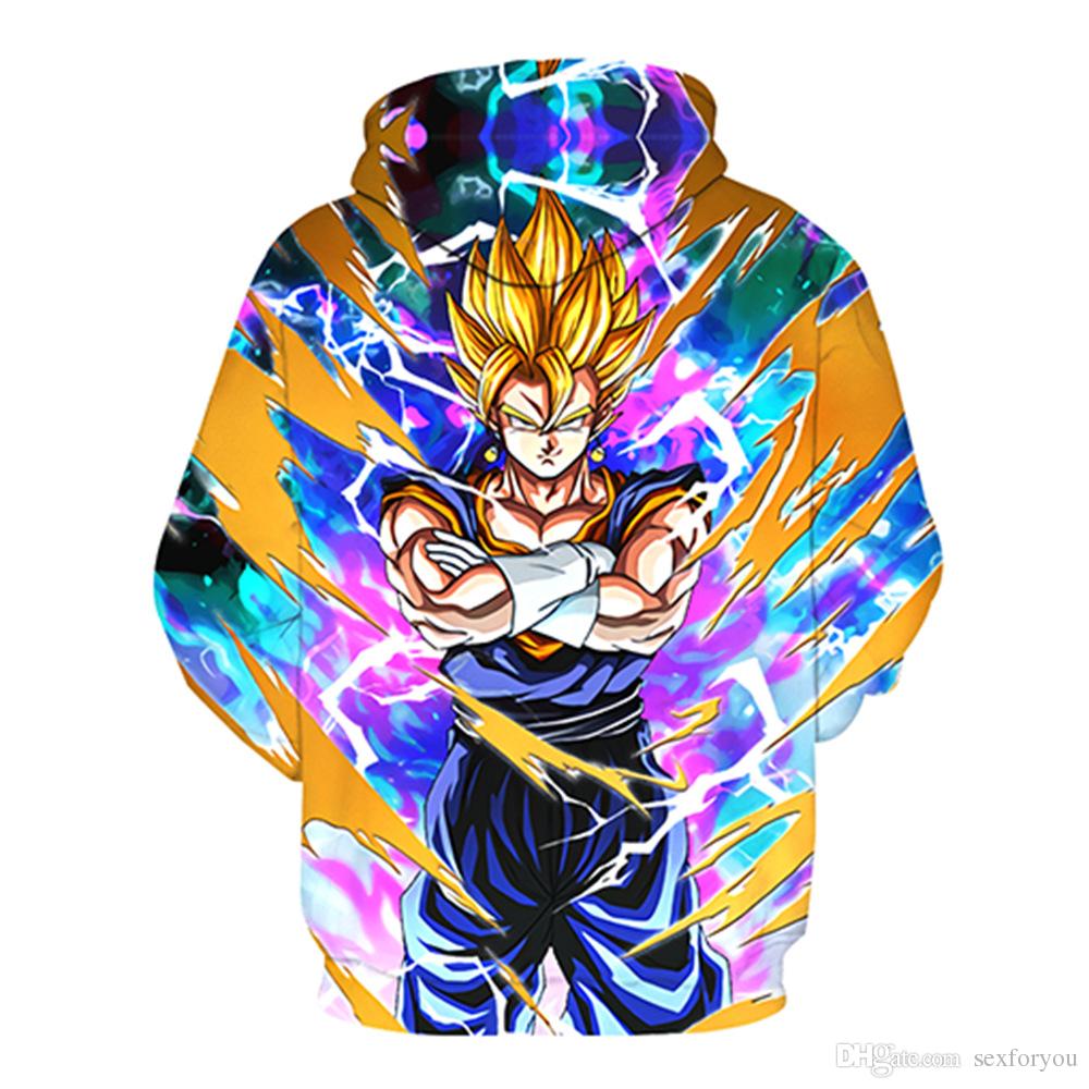 Dragon ball Anime 3D hoodies Men Women Hooded Sweatshirt Dragonball Son Goku Casual Pockets Streetwear Autumn Tops