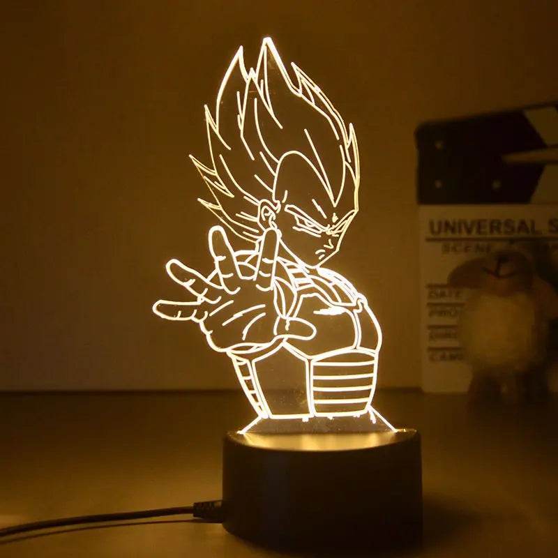 Dragon Ball Nightlight Goku figure LED - 1 / 18CM Warm white