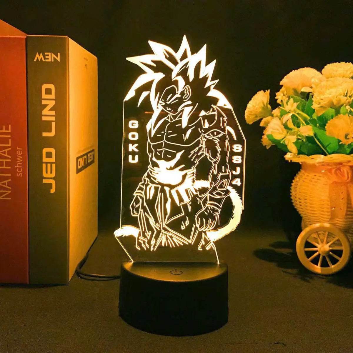Dragon Ball Nightlight Goku figure LED - 13 / 18CM Warm white