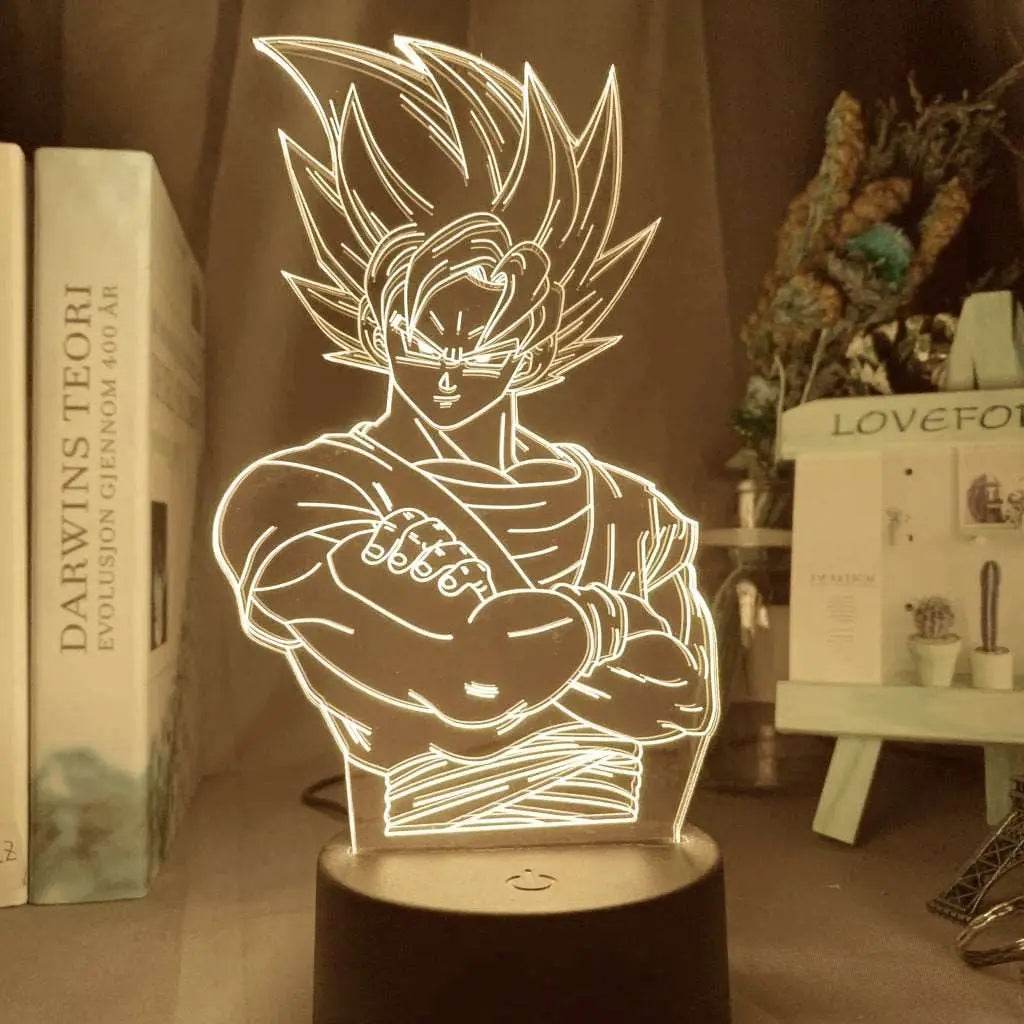 Dragon Ball Nightlight Goku figure LED - 10 / 18CM Warm white