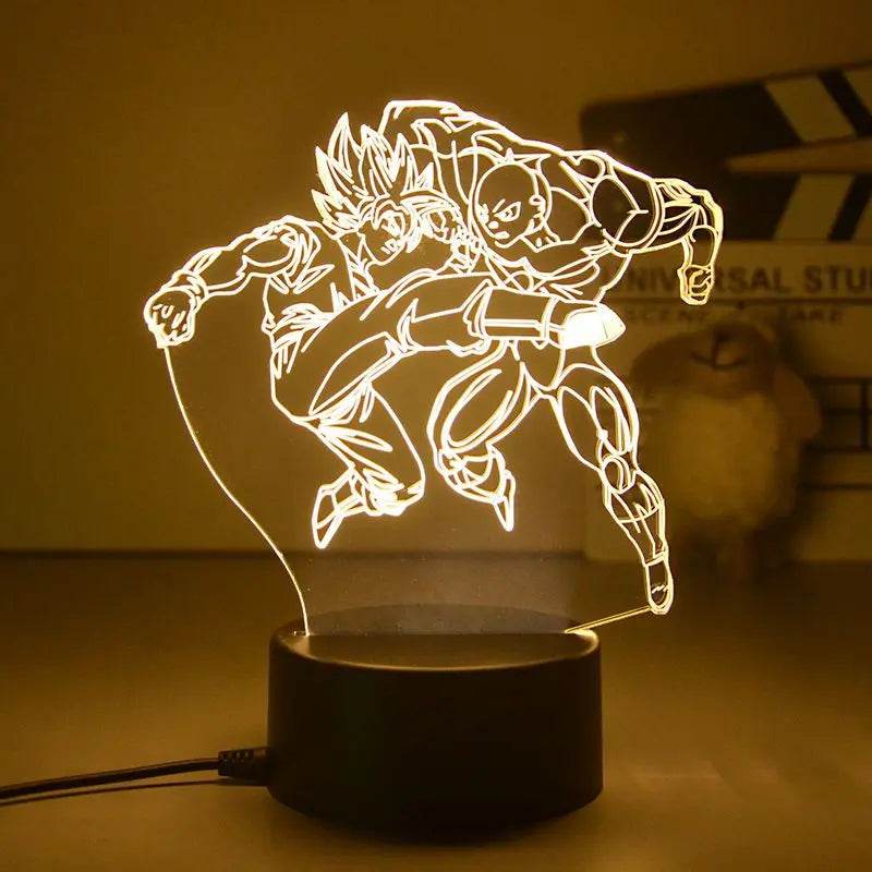 Dragon Ball Nightlight Goku figure LED - 4 / 18CM Warm white