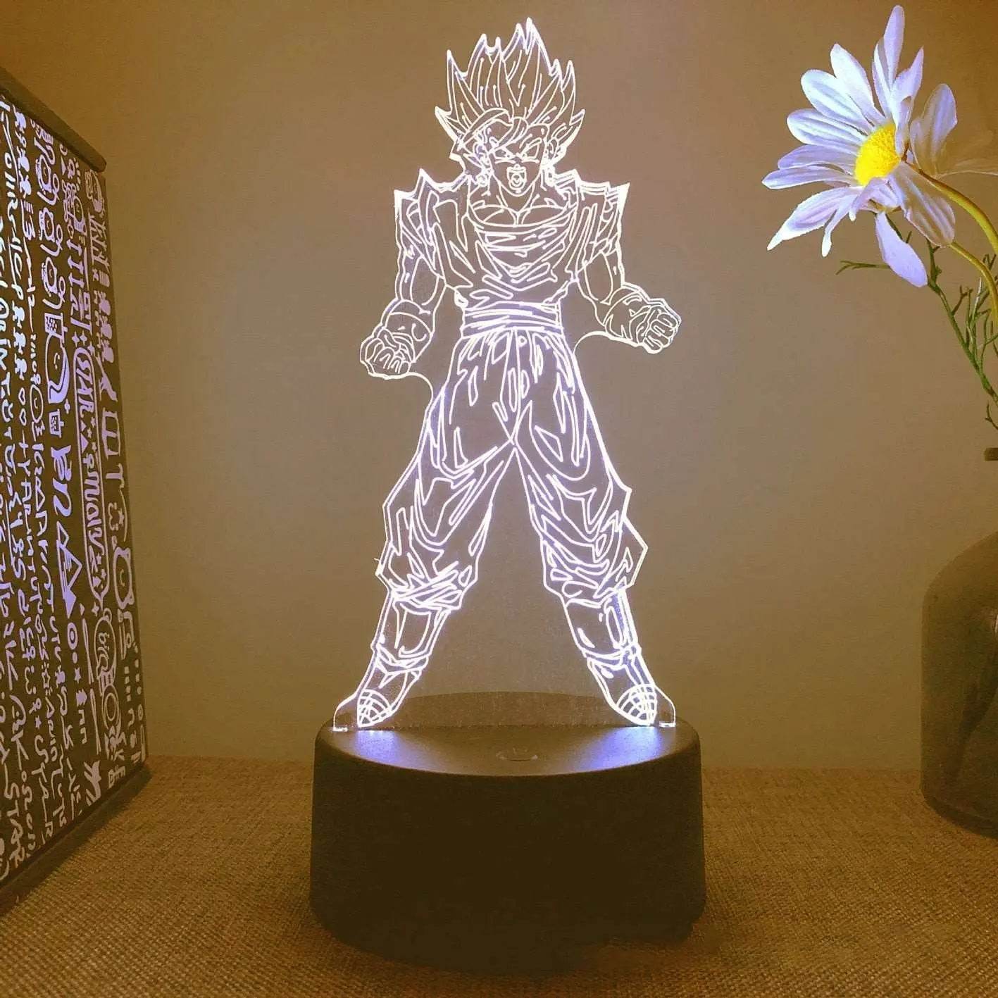 Dragon Ball Nightlight Goku figure LED - 24 / 18CM Warm white