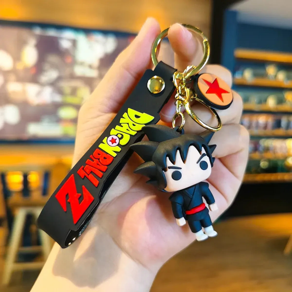 Dragon Ball Series Keychain Charms: 1-7 Star Dragon Balls
