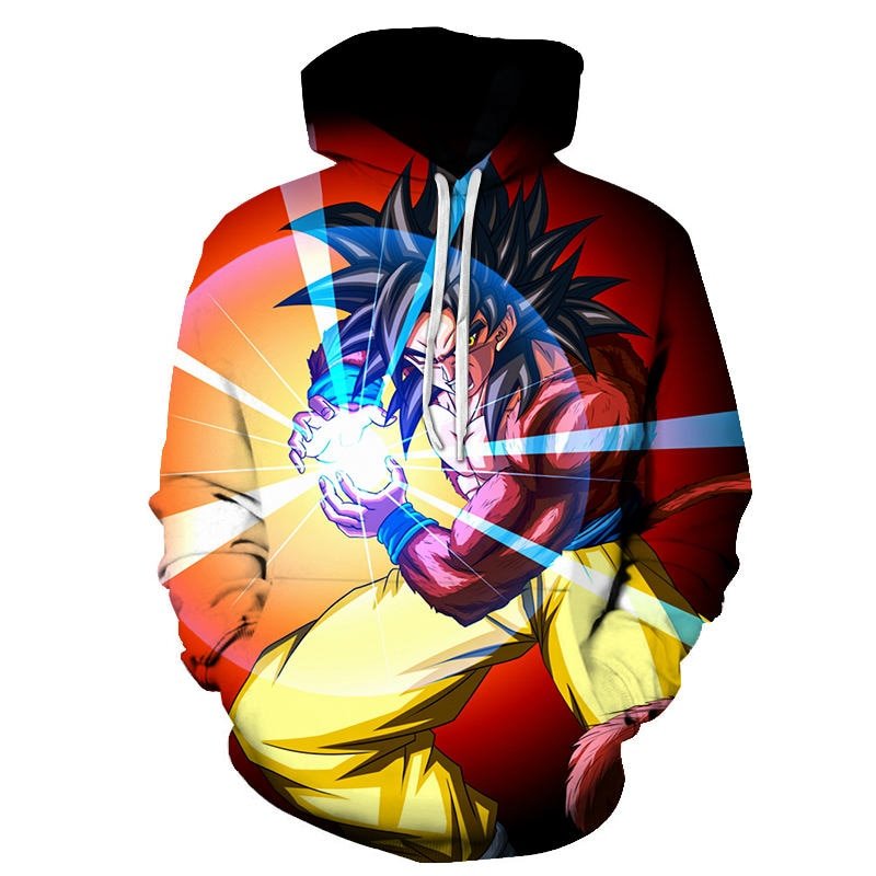 Dragon Ball Super 3D Hoodie Men /Women Spring Autumn Fashion Sweatshirt Unisex Japanese Anime Goku Print Jacket Outerwear