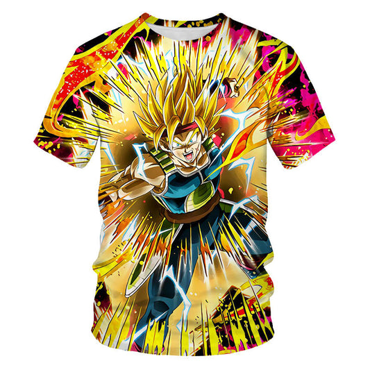 Dragon Ball T Shirt Men Summer Dragon Ball Z super Son Goku Slim Fit Cosplay 3D T-Shirts Vegeta Cool Anime Style Tshirt Homme