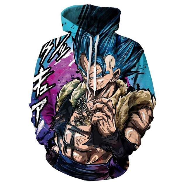 Dragon Ball Z 3D Hoodies Men/Women Pullovers Sweatshirts Strong Goku Print Male Hooded Tracksuits Hoody