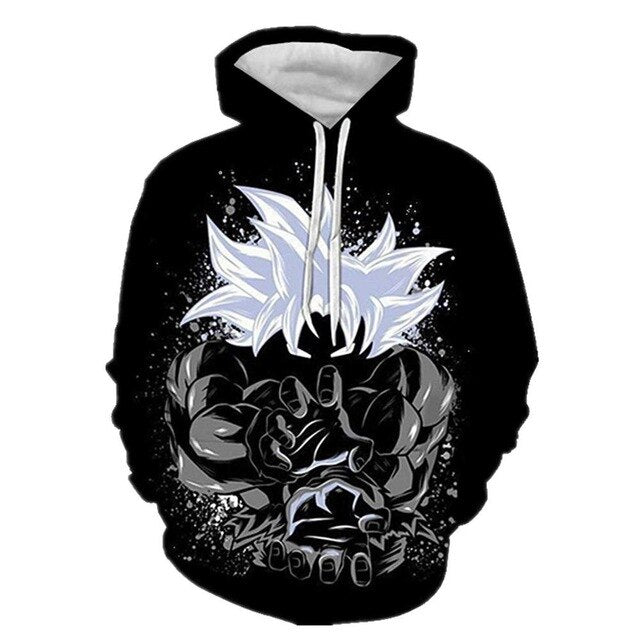 Dragon Ball Z 3D Hoodies Men/Women Pullovers Sweatshirts Strong Goku Print Male Hooded Tracksuits Hoody