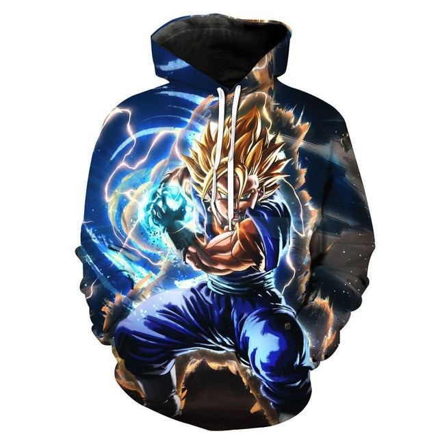 Dragon Ball Z Goku 3D Hoodie Coat Men Women Sweatshirts 3D Hoodies Pullovers Outerwear Hoodie Jacket