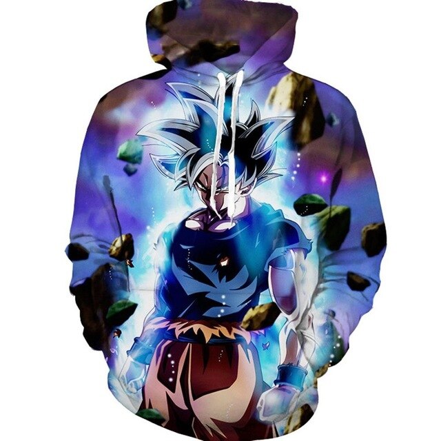 Dragon Ball Z Goku 3D Hoodies Anime Hoodie Unisex 3D Print Fashion Streetwear Hip Hop Punk Hoodies Harajuku Hooded Plus Size