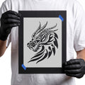 Dragon Head Stencil
