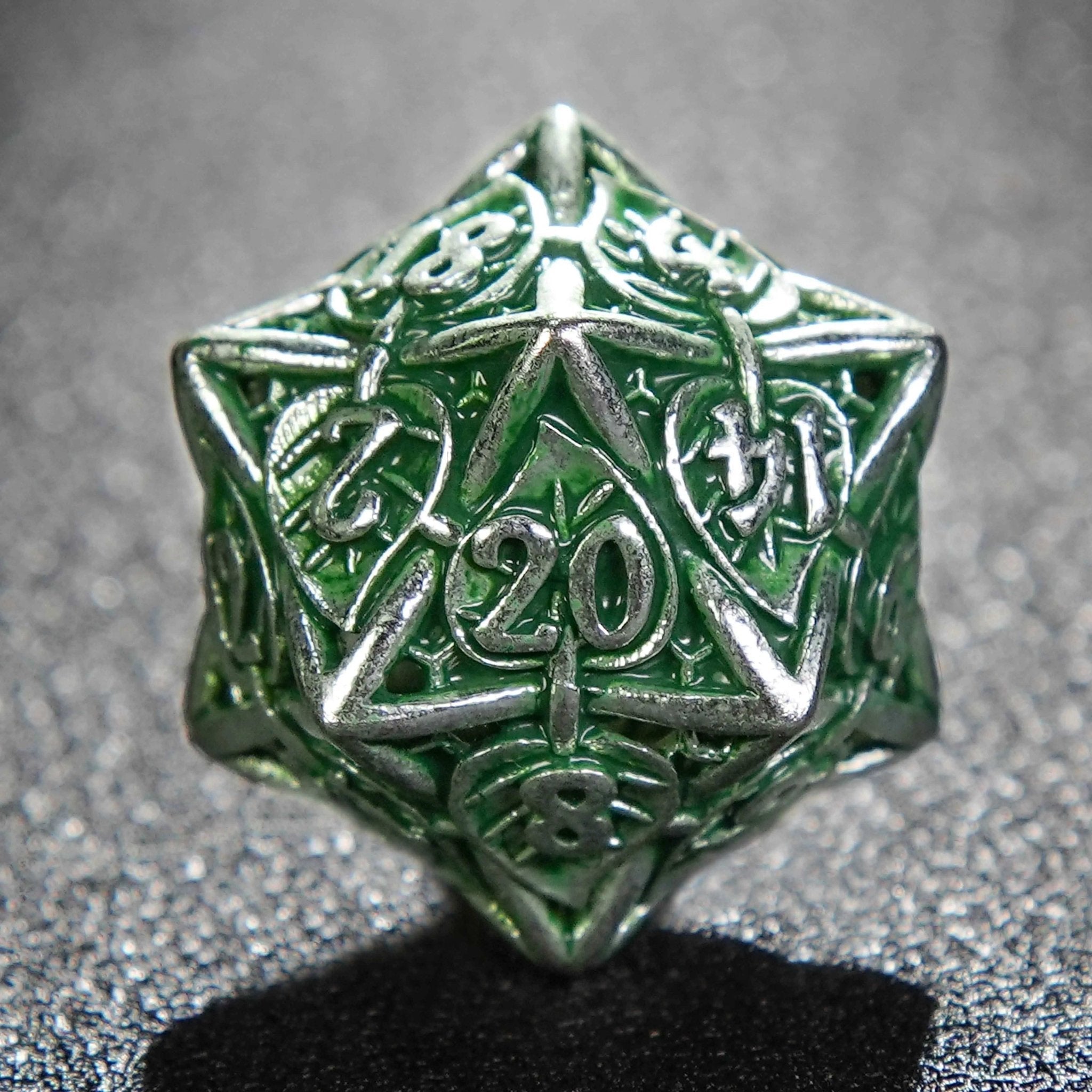 Dragon Pride dice set + green