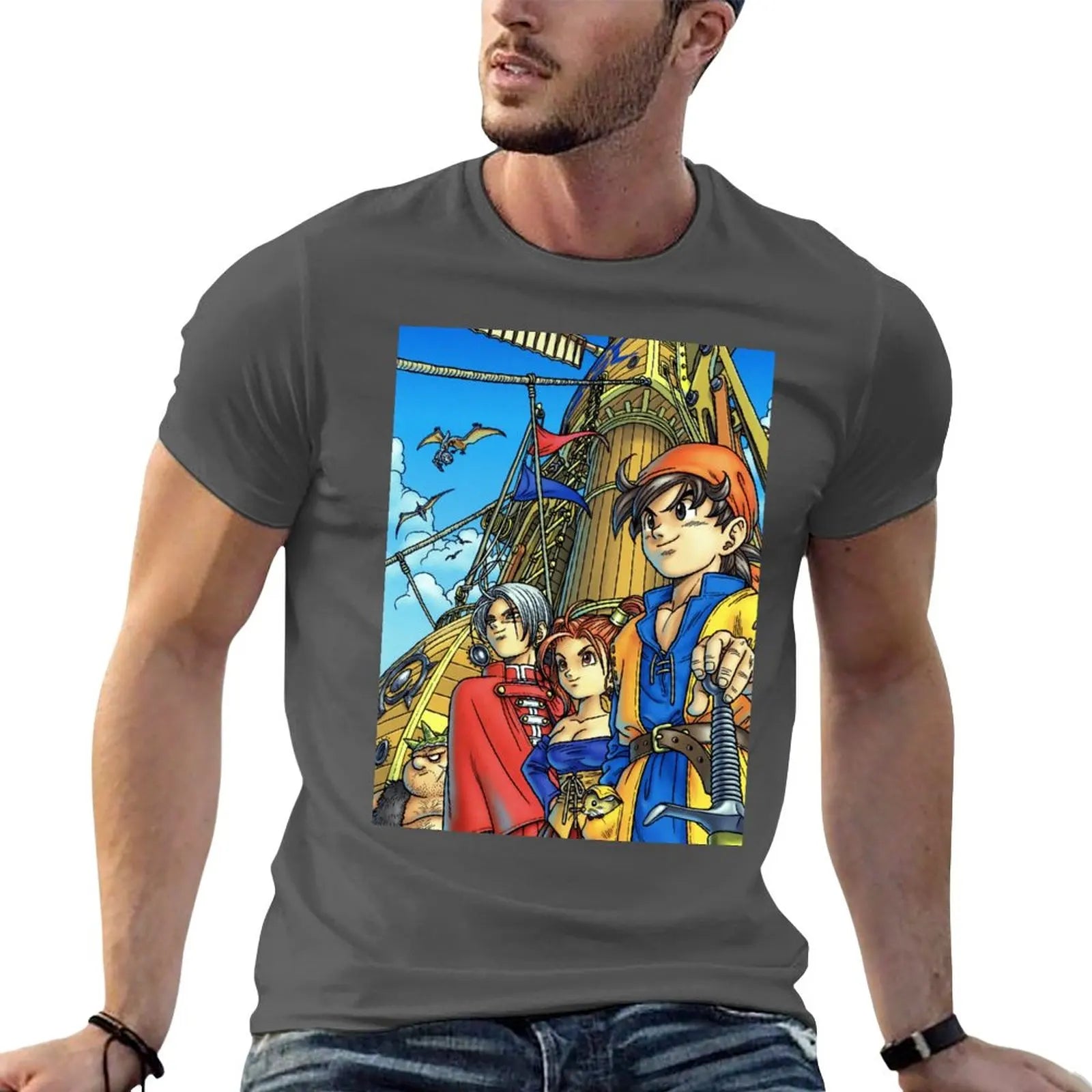 Dragon Quest VIII T-Shirt oversized graphics sweat shirts mens big and tall t shirts