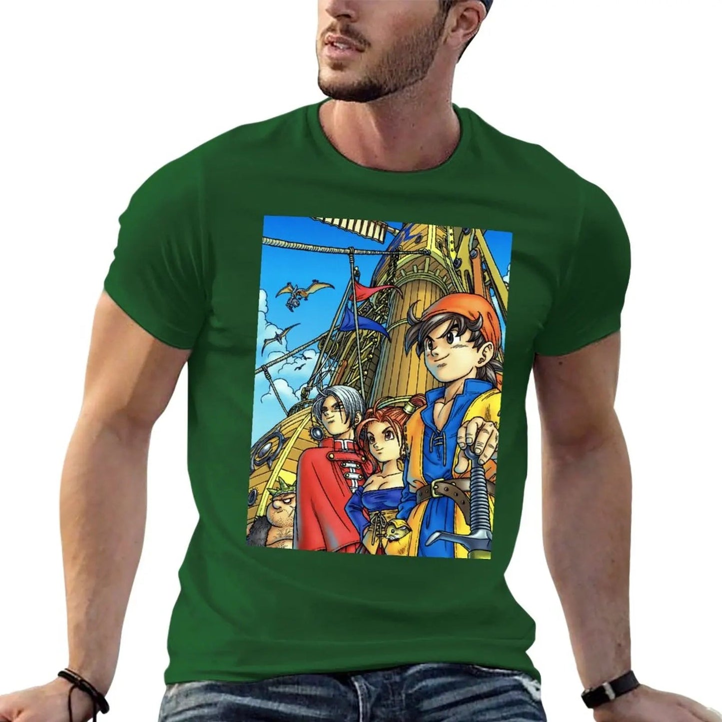 Dragon Quest VIII T-Shirt oversized graphics sweat shirts mens big and tall t shirts