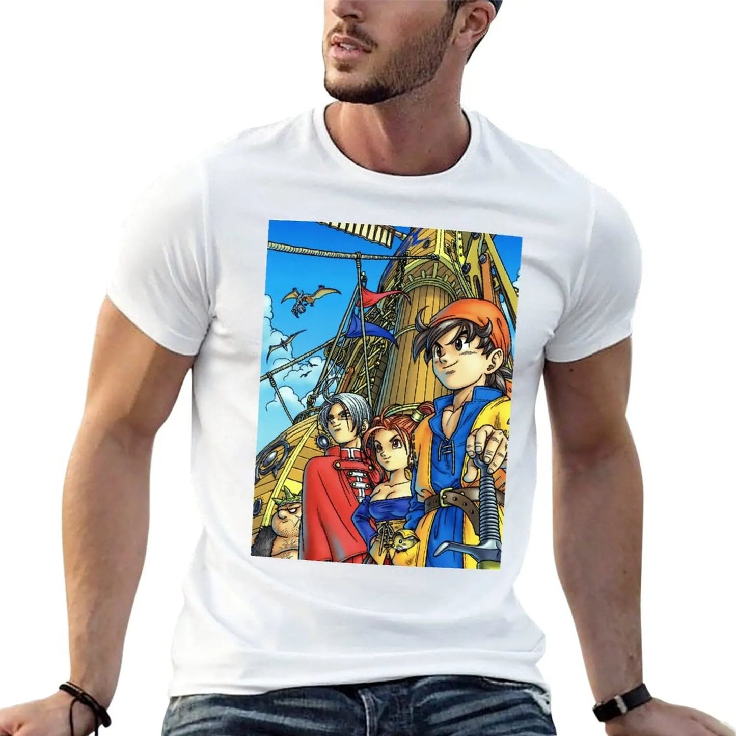 Dragon Quest VIII T-Shirt oversized graphics sweat shirts mens big and tall t shirts