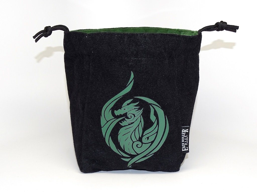 Dragon's Breath Reversible Microfiber Self-Standing Large Dice Bag