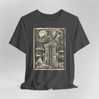 Dragon Shirt - Vintage Medieval Art - Dark Heather / S