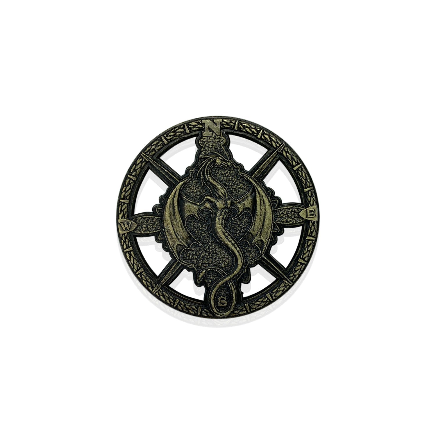 Dragon Compass Rose 50mm Metal