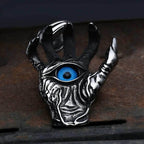 Dragon Claw Blue Evil Eye Pendant - Small / Without