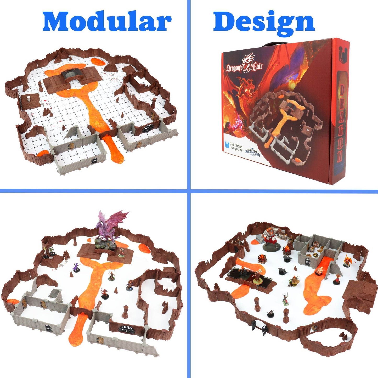 Dragon's Lair Adventure Terrain Set - 