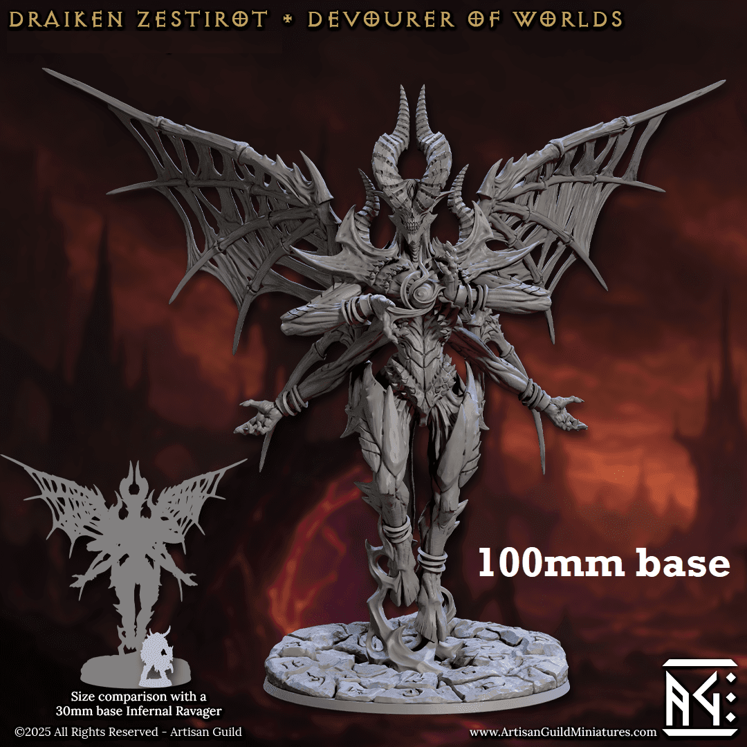 Draiken Zestirot, Devourer of Wolrds (Epic Demon Boss) - 