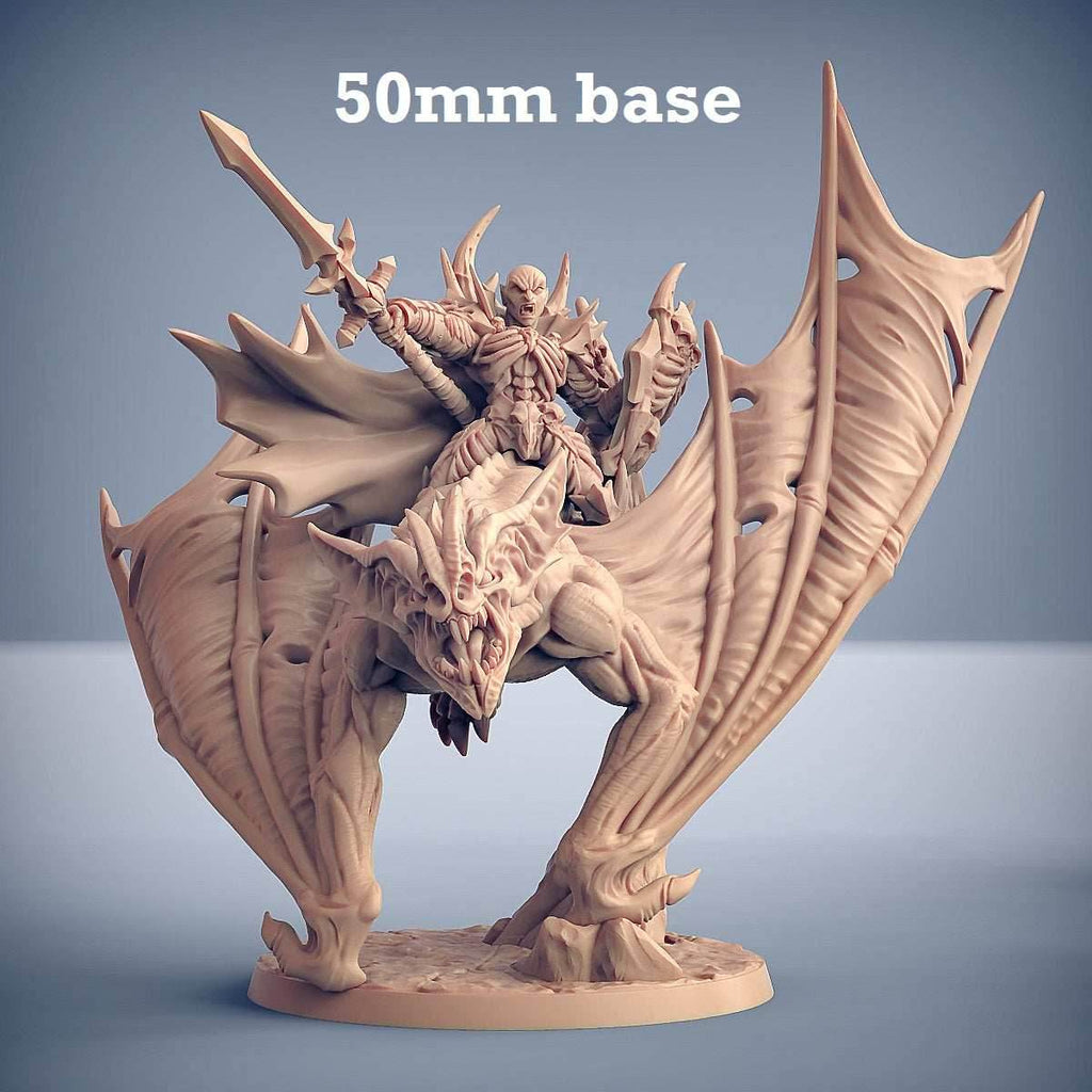 Bloodhunter Dire Bat (Wild or Mounted) - With Rider / Normal Bat Head