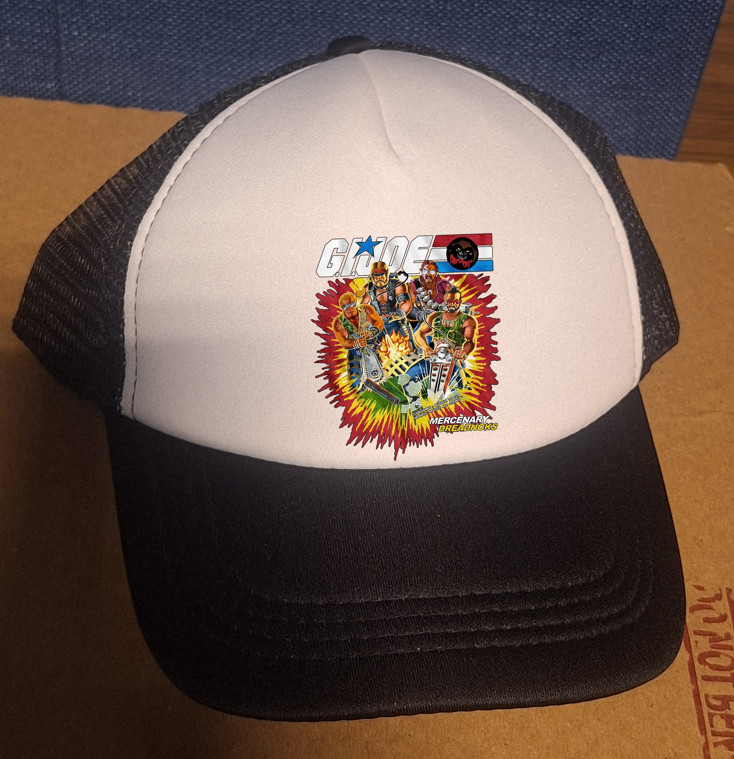 Adjustable Trucker Baseball Cap GI Joe Original Dreadnoks
