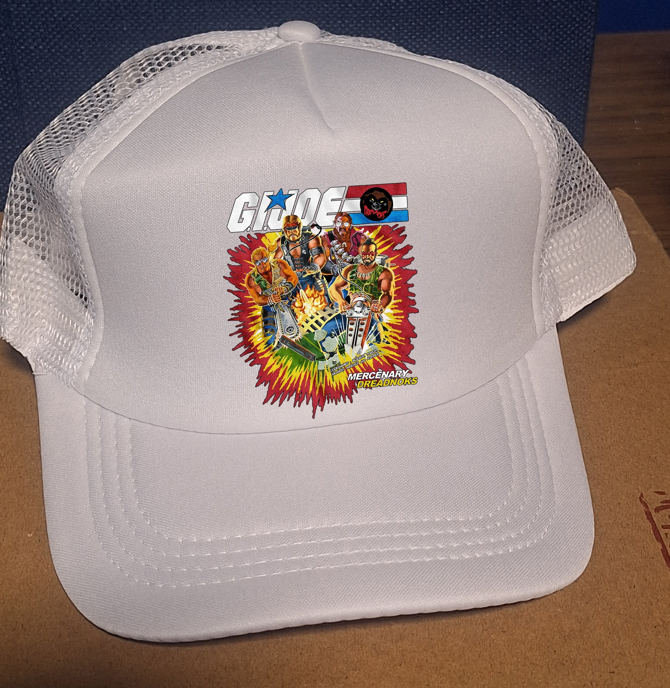 Adjustable Trucker Baseball Cap GI Joe Original Dreadnoks