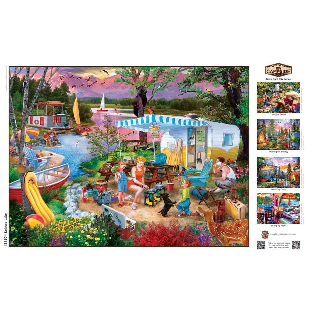 Campside - Leisure Lake 300 Piece EZ Grip Jigsaw Puzzle